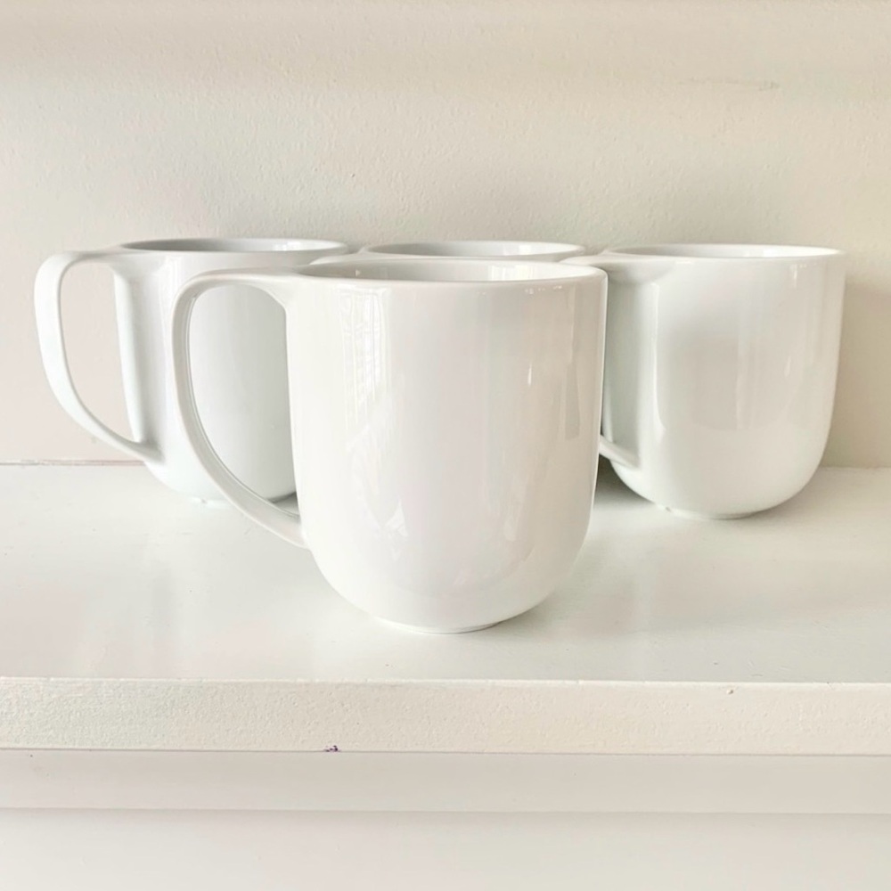 Crate&Barrel Classic White Mug
